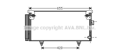 AVA QUALITY COOLING Kondensators, Gaisa kond. sistēma SU5073D